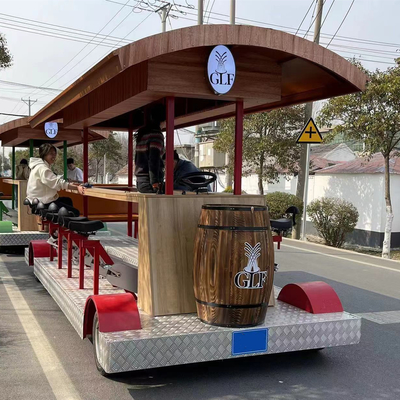 Multifunctionele mobiele elektrische fastfoodtruck met interne apparatuur