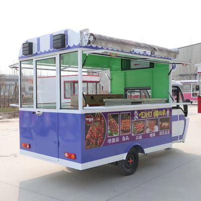 2023 Outlet Multipurpose Mobile Electric Fast Food Snack Driewieler Pedicab Driewieler