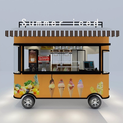 110v/220v Spanning Elektrische Food Truck voor diverse Street Food Custom Design