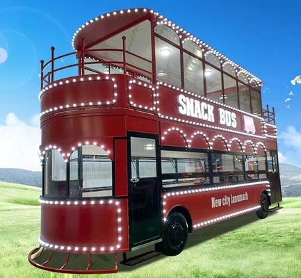 Verbeter uw horeca-activiteiten met onze multifunctionele dubbeldek luxe foodtruck