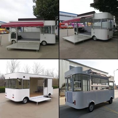 Multifunctionele elektrische mobiele goederenverkoop Boetiekwinkel Voedsel Snack Truck Cart
