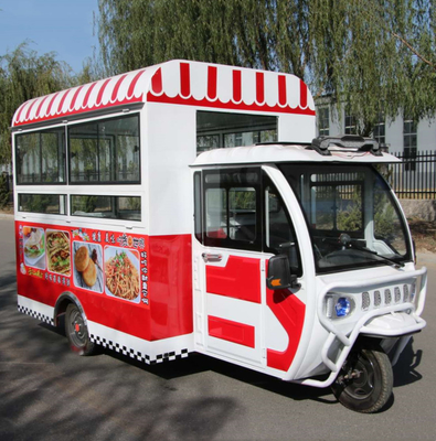Outlet Multifunctionele mobiele elektrische fastfood snack driewieler met een capaciteit van 1000 kg