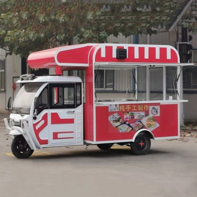Outlet Multifunctionele mobiele elektrische fastfood snack driewieler met een capaciteit van 1000 kg