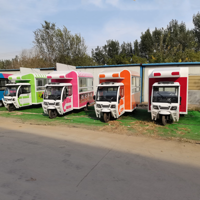 Krachtige multifunctionele mobiele elektrische driewieler voor fastfood en drank Outlet 2022