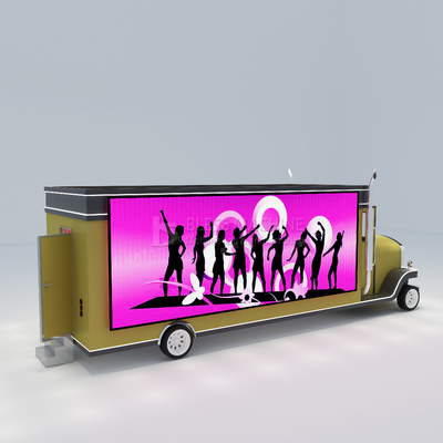 2022 Electric Mobile T-show Kleding Make-up Modellen Van Truck Trailer voor Outlet