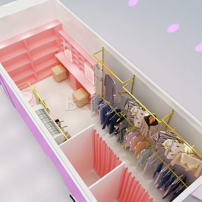 2022 Electric Mobile T-show Kleding Make-up Modellen Van Truck Trailer voor Outlet