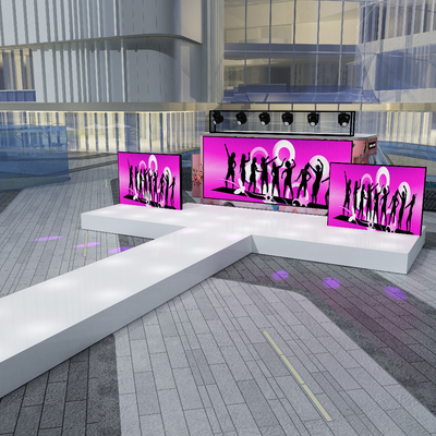 2022 Electric Mobile T-show Kleding Make-up Modellen Van Truck Trailer voor Outlet