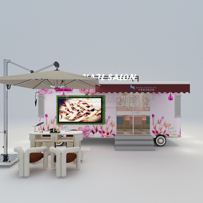 Schoonheidssalon Truck voor mobiele cosmetologie kapper manicure massage en pedicure