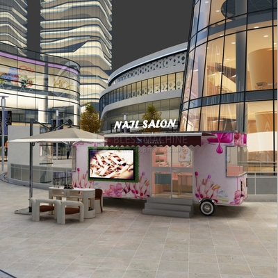 Schoonheidssalon Truck voor mobiele cosmetologie kapper manicure massage en pedicure