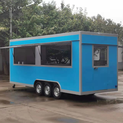 Gemakkelijk uitgerust Mobil House Cottage Food Snack Tow Trailer met toilet en bed