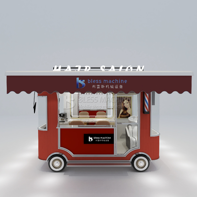 1000 kg elektrisch mobiel kapsel scheren Perm stijl salon kapper winkel bestelwagen trailer