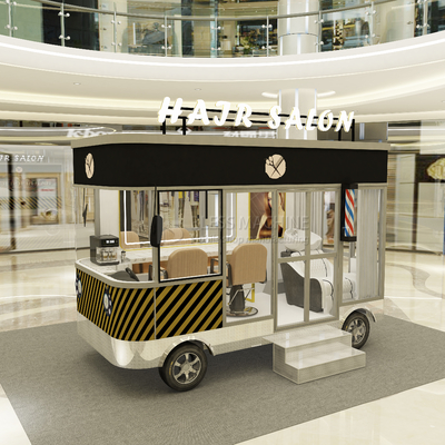 1000 kg elektrisch mobiel kapsel scheren Perm stijl salon kapper winkel bestelwagen trailer