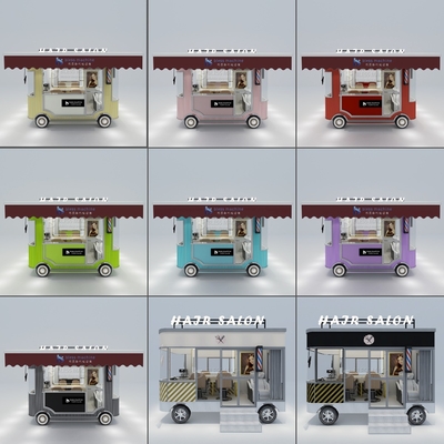 1000 kg elektrisch mobiel kapsel scheren Perm stijl salon kapper winkel bestelwagen trailer