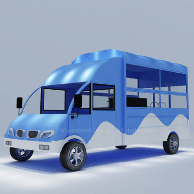 De meest praktische fastfood snack catering elektrische mobiele bestelwagen voor zuivelproducten