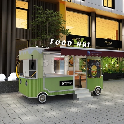 Vrijetijdsbesteding Fastfood apparatuur Elektrisch mobiel Snack Drank Catering Van Truck Trailer Kiosk Cart