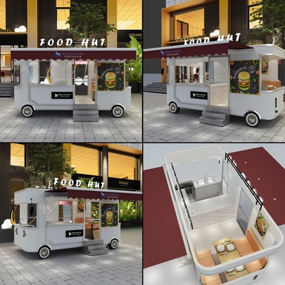 Vrijetijdsbesteding Fastfood apparatuur Elektrisch mobiel Snack Drank Catering Van Truck Trailer Kiosk Cart