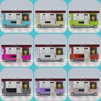 Vrijetijdsbesteding Fastfood apparatuur Elektrisch mobiel Snack Drank Catering Van Truck Trailer Kiosk Cart