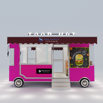 85 km/uur Machinery Function Leisure Fast Food Equipment Mobile Catering Van Trailer