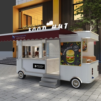 85 km/uur Machinery Function Leisure Fast Food Equipment Mobile Catering Van Trailer