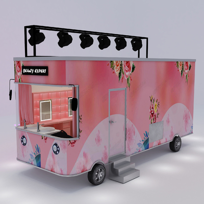 Outlet Electric Mobile T-show Kleding Schoenen Tas Schal Make-up Modellen Van Truck Trailer