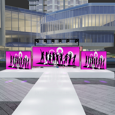 Outlet Electric Mobile T-show Kleding Schoenen Tas Schal Make-up Modellen Van Truck Trailer