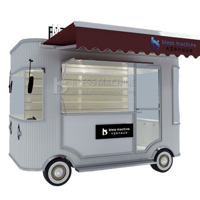Universal Electric Mobile Commodity Shop Van Truck Trailer Cart gegalvaniseerd staal
