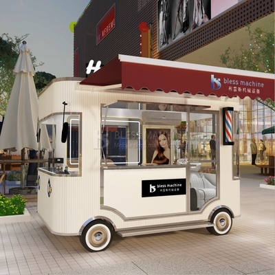 Materiaal Elektrisch mobiel kapsel Shave Perm Style Salon Barbershop Van Truck Trailer