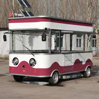Multifunctionele elektrische mobiele fastfood snack drank catering bestelwagen kiosk karretje