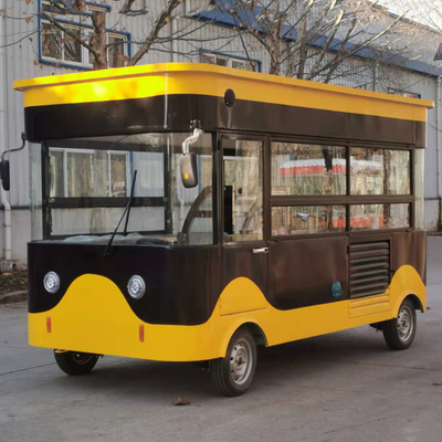 Multifunctionele elektrische mobiele fastfood snack drank catering bestelwagen kiosk karretje