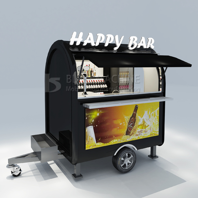 2022 Electric Mobile Iced Fresh Beer Wine Cocktail Drink Bar Van Trailer voor klanten
