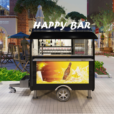 2022 Electric Mobile Iced Fresh Beer Wine Cocktail Drink Bar Van Trailer voor klanten