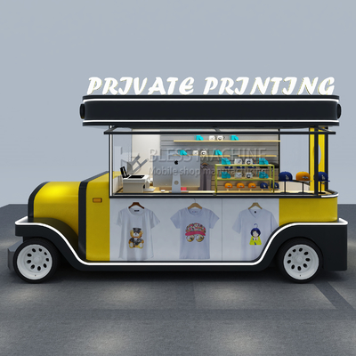 2022 Mobiele T-shirt Hoed Cup Warm stempelen en drukkerij Truck trailer voor het drukken