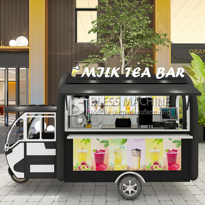 Milk Tea Bar Tricycle 2022 Elektrische driewieler voor complete machines en apparatuur bij Outlet