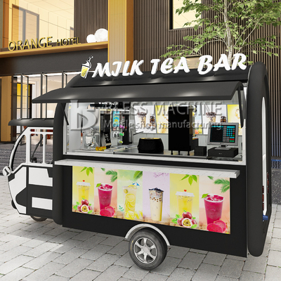 Milk Tea Bar Tricycle 2022 Elektrische driewieler voor complete machines en apparatuur bij Outlet