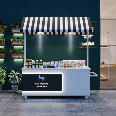 4 wielen multifunctionele mobiele winkelwagen handkar voor moderne stijlvolle outlet