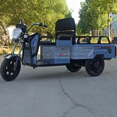 Multipurpose elektrische motorfiets driewieler met handelsborging en gegalvaniseerd staal