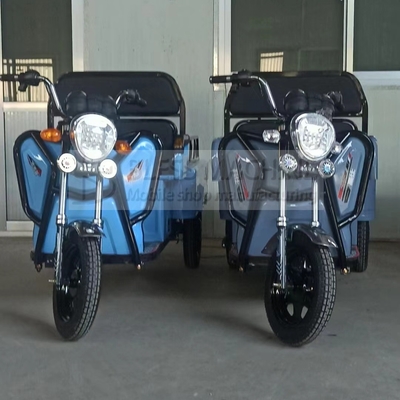 Multipurpose elektrische motorfiets driewieler met handelsborging en gegalvaniseerd staal