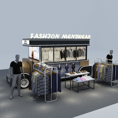 Elektrische mobiele kleding mannen kleding winkel bestelwagen met 40 km per uur machines functie