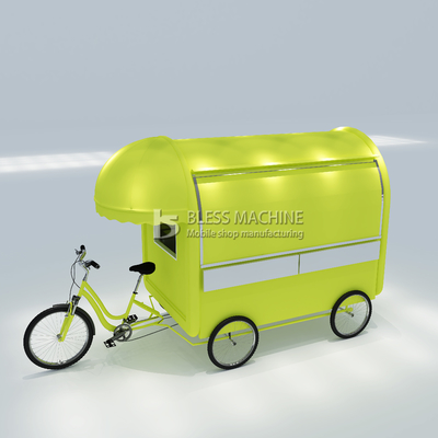 Multifunctionele mobiele fastfood snack drankje pedaal fiets driewieler voor snack food 2022