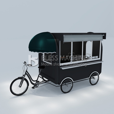 2022 Outlet Multipurpose Mobile Fast Food Snack Beverage Drinks Pedal Fiets Driewieler