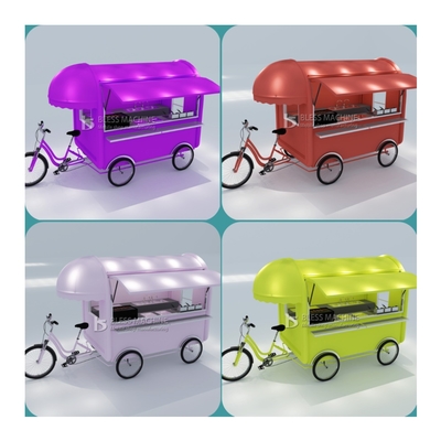 2022 Outlet Multipurpose Mobile Fast Food Snack Beverage Drinks Pedal Fiets Driewieler