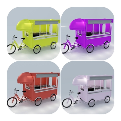 2022 Outlet Multipurpose Mobile Fast Food Snack Beverage Drinks Pedal Fiets Driewieler