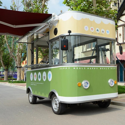 Mobiele elektrische snacks en dranken catering bestelwagen kiosk kar voor onderweg