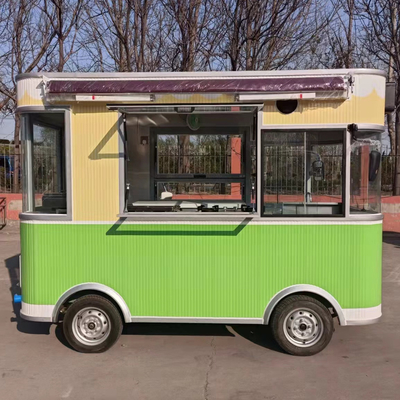 Mobiele elektrische snacks en dranken catering bestelwagen kiosk kar voor onderweg