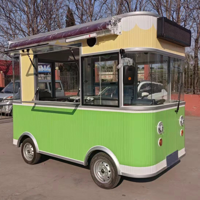 Mobiele elektrische snacks en dranken catering bestelwagen kiosk kar voor onderweg