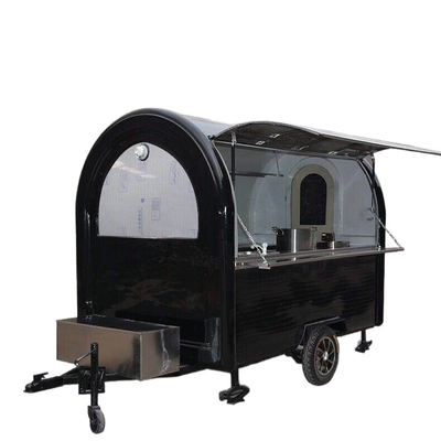 Multifunktioneel mobiel fastfood snack alcohol drank ijs trailer cart voor bakkerij