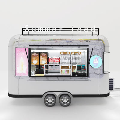Outlet Mobiele ijsdrank Food Snack Van Trailer Boutique met 1000 kg capaciteit