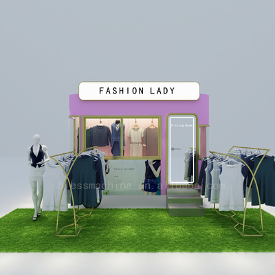 Commerciële mobiele winkel 2022 elektrische mode dame zweren kleding truck voor kledingverkoop