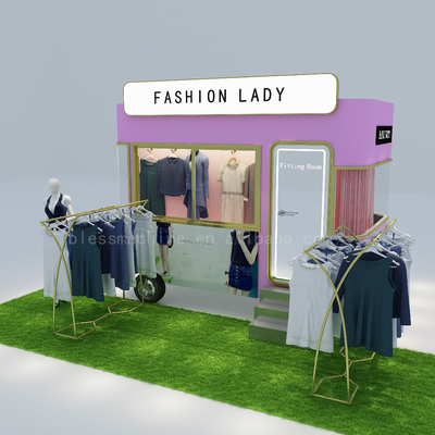 Commerciële mobiele winkel 2022 elektrische mode dame zweren kleding truck voor kledingverkoop