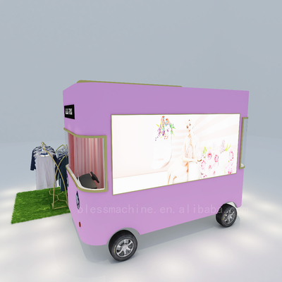 Commerciële mobiele winkel 2022 elektrische mode dame zweren kleding truck voor kledingverkoop
